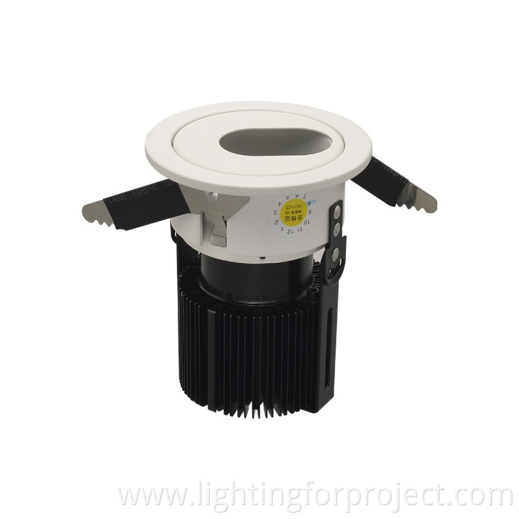 Hot sale mini 12w led spot light recessed anti glare full watt Ra90 cob spotlight for indoor lighting